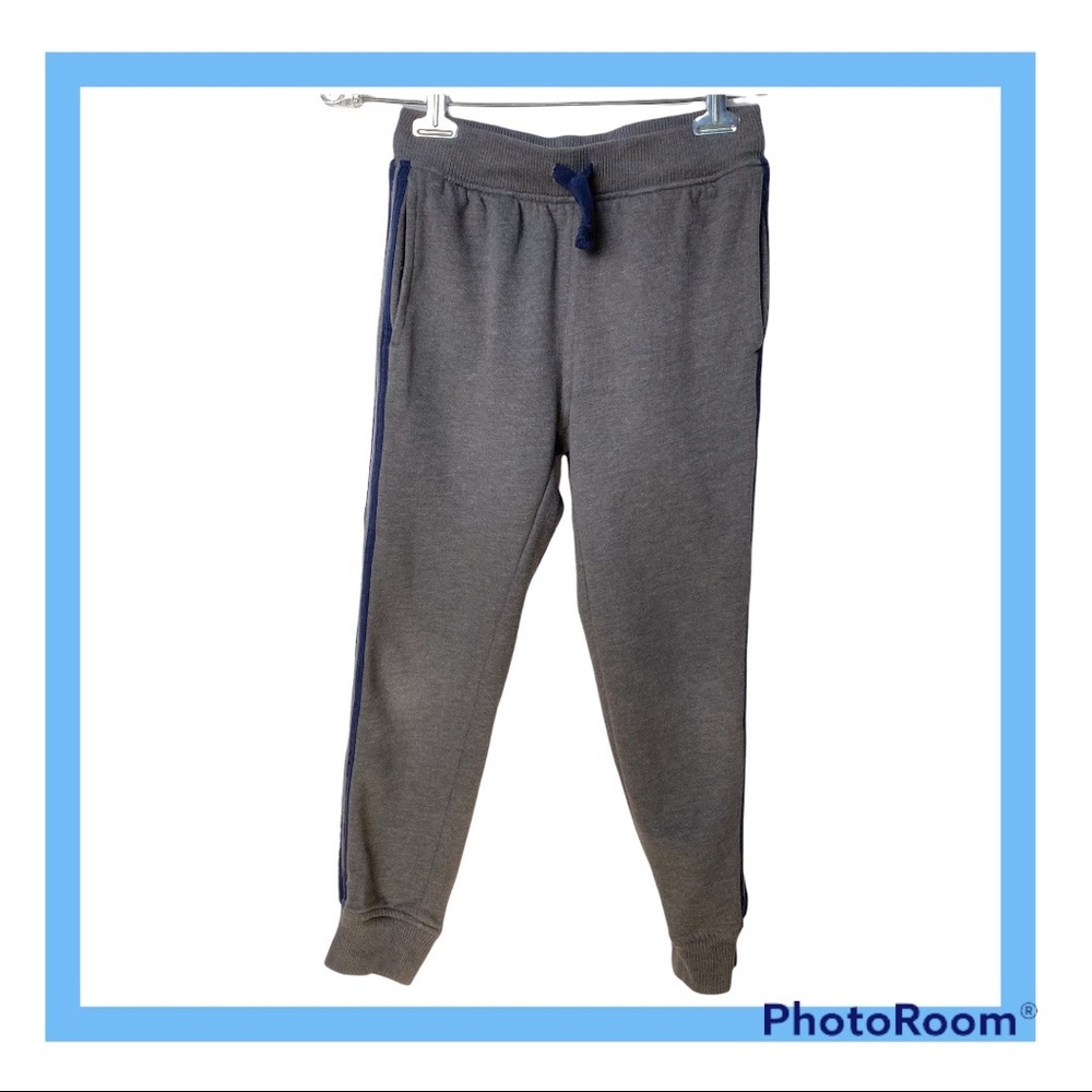 Children Place Boys Medium Grey Jogger Fleece Sport Jogging Sweatpants Size 7/8